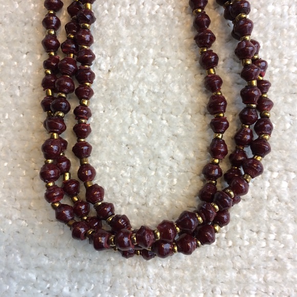 31 Bits Oxblood Necklace - Picture 2 of 6